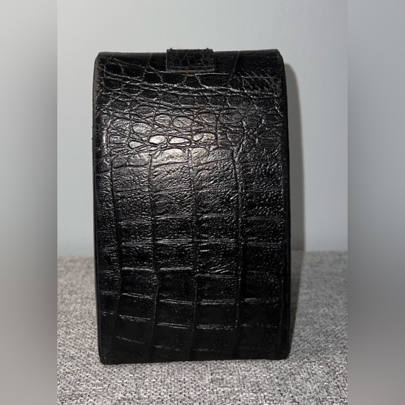 BLACK JEWELRY BOX (LIKE HANDBAG) - Picture 2 of 12